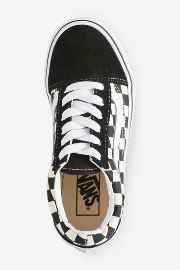 Boys check vans sale