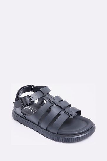 River Island Black Boys Fisherman Sandals
