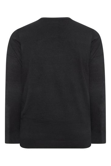 Tall black jumper top