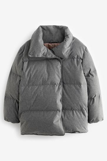 Buy Grey Down Padded Coat from Next Germany