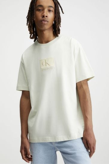 Calvin Klein Green Embroidery Patch T-Shirt