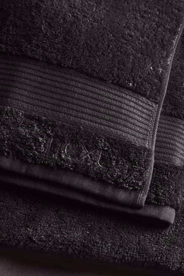 Black egyptian cotton towels sale