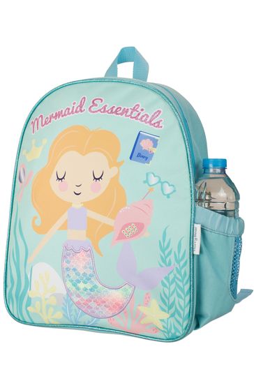 Harry Bear Blue Mermaid Girls Backpack