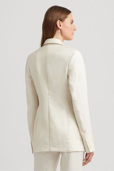 Ralph lauren cream blazer online