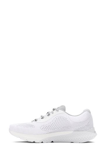 Buy Under Armour Charged Rogue 4 White Trainers from Next Luxembourg