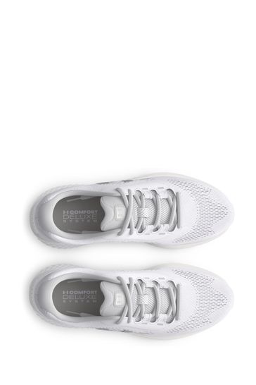 Buy Under Armour Charged Rogue 4 White Trainers from Next Luxembourg