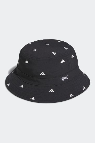 adidas Golf Womens  Printed Black/White Bucket Hat