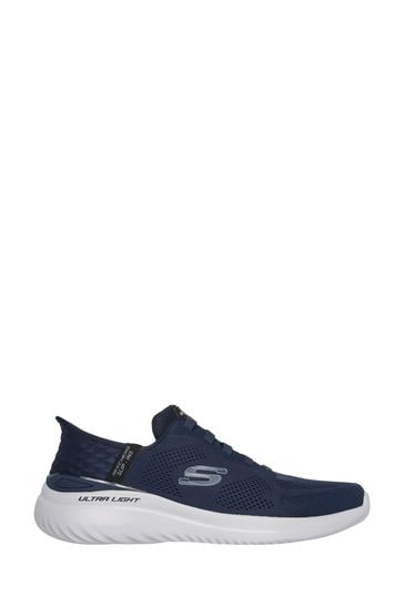 Blue shop mens skechers