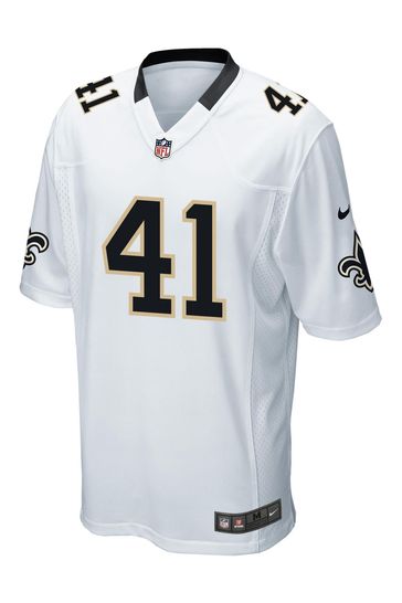 Buy Nike White NFL New Orleans Saints Road Game Jersey Alvin