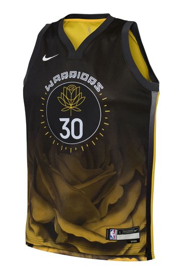 Stephen Curry Golden State Warriors City Edition Nike Dri-Fit NBA Swingman Jersey - Black, S (40)