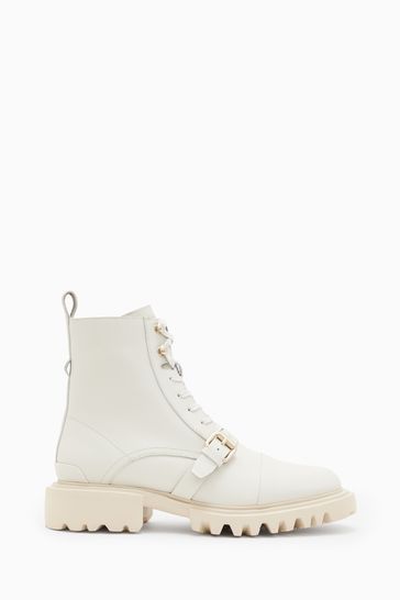 Allsaints white boots top