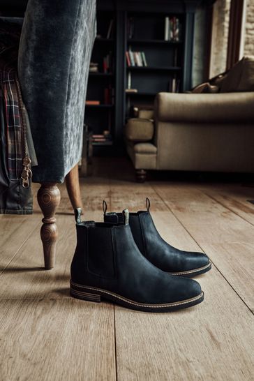 Barbour farsley boots black store