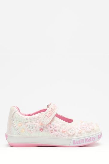 Buy Lelli Kelly Flower White Shoes from Next Latvia