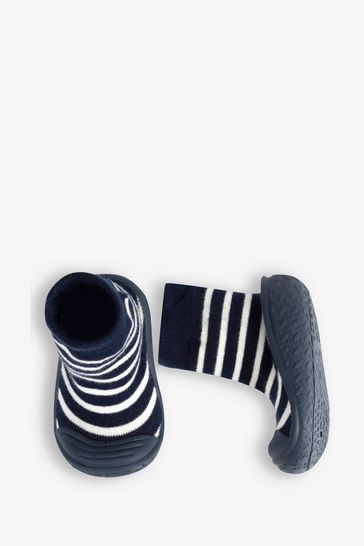 Buy JoJo Maman B b Navy Ecru Stripe Stripe Indoor Outdoor Slipper