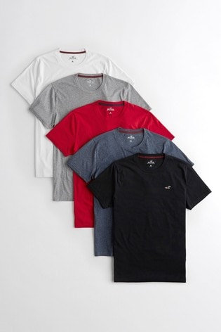 Hollister T-Shirts 5 Pack