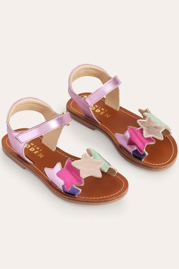 Boden Pink Star Sandals