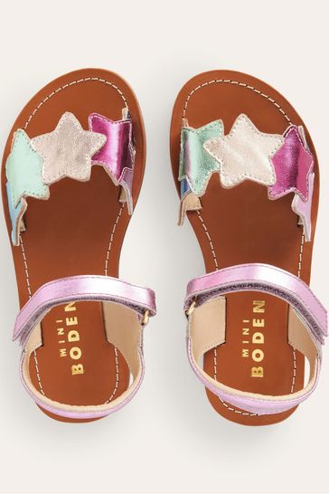Boden Pink Star Sandals