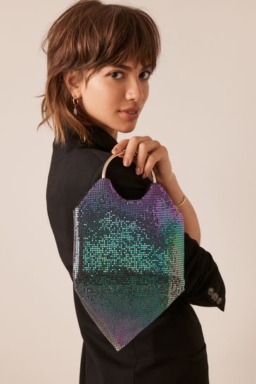 Buy Rainbow Chain Mail Sparkle Bag from Next Slovakia