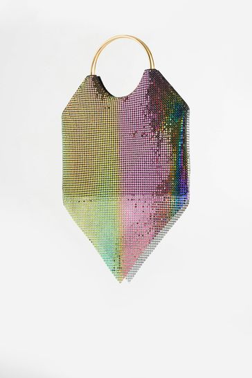 Buy Rainbow Chain Mail Sparkle Bag from Next Lithuania