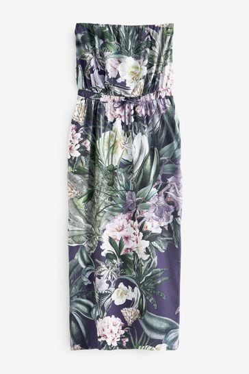Navy store bandeau dress