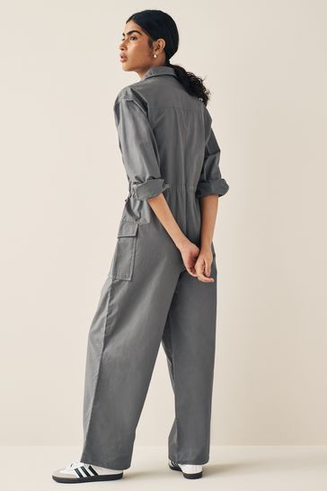 Grey boiler suit womens cheap