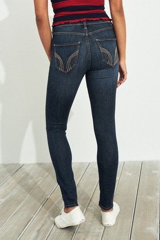 hollister super skinny high rise jeans