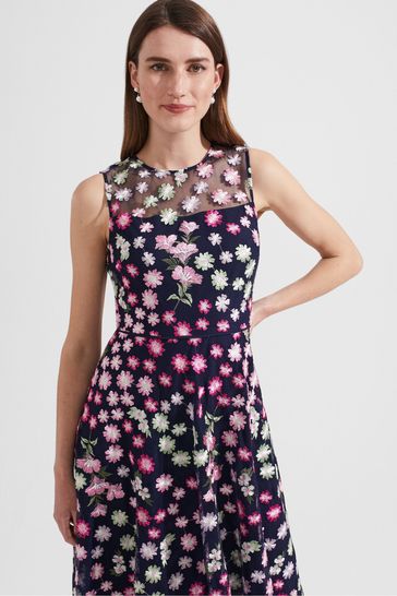 Moira floral embroidered store dress