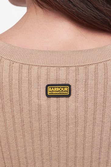 Barbour International Metor Chevron Rib Knitted Jumper