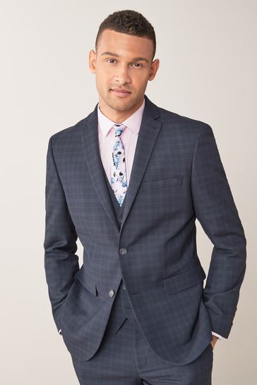 Next navy suit jacket top