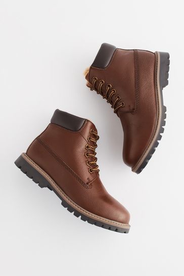Leather lined hotsell work boots