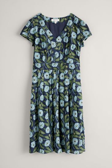Buy Seasalt Cornwall Blue Villa Garden Tea Dress from Next Luxembourg