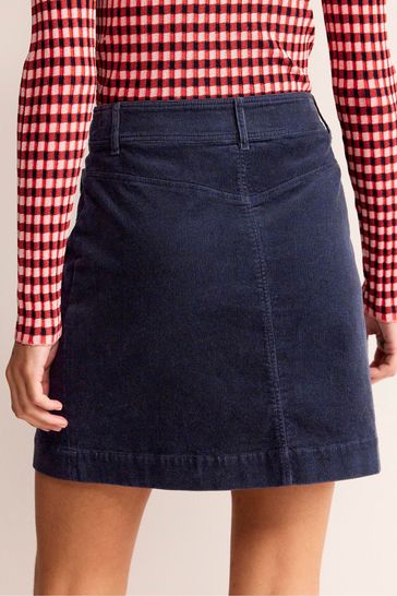 Cord mini skirt on sale navy