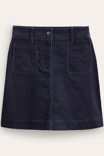 Buy Boden Blue Estella Cord Mini Skirt from Next Slovenia