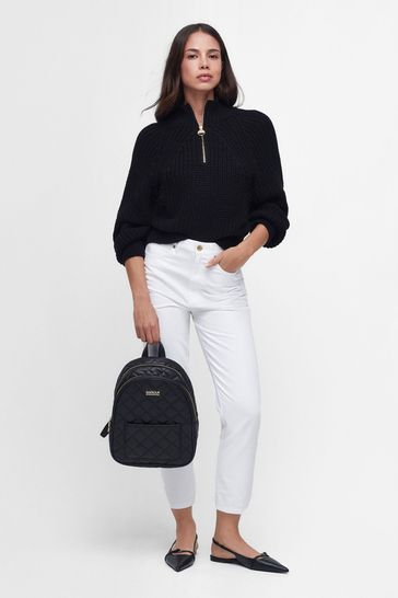 Barbour backpack white store