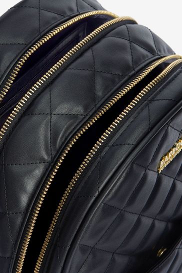 Barbour International Uxbridge Quilted Black Backpack