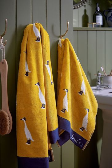 Joules Gold Delia Duck Towel