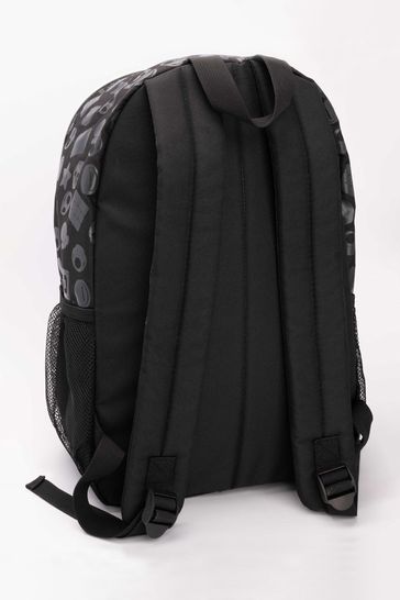 Buy Vanilla Underground Black Nintendo Boys Logo Mario Placement Print Moulded Toad Zipper Detail Backpack from Next Bahrain