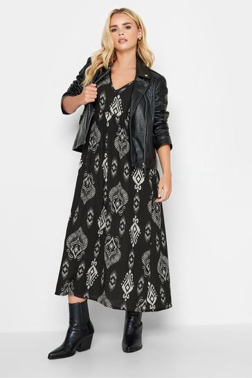 Buy Black PixieGirl Petite Angel Sleeve Midi Smock Dress from Next Germany