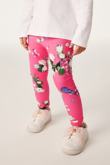 Baker by Ted Baker 0 6yrs Pink Floral T Shirt and Leggings Set