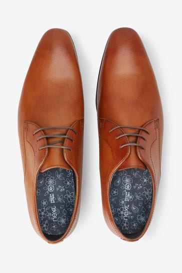 Mens tan outlet derby shoes