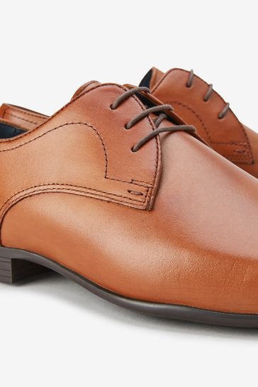 Mens tan outlet derby shoes