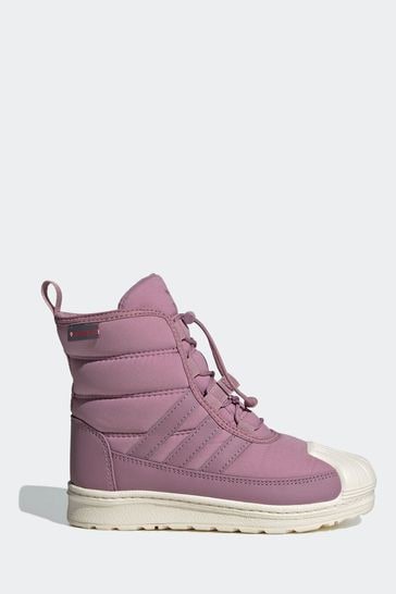 Adidas originals superstar 2 kids purple deals