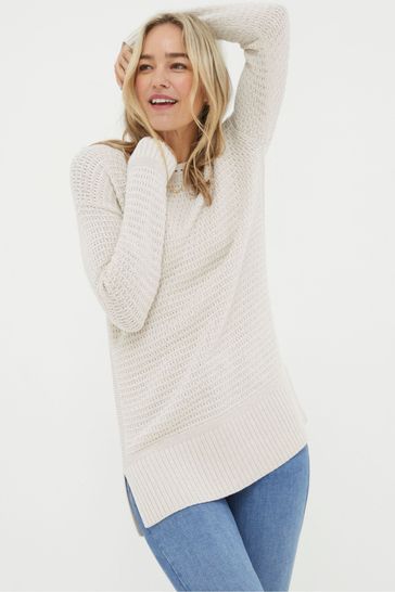 FatFace Natural Tunic Jumper