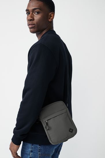 Grey Cross-Body Bag