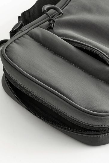 Grey cross sales over bag