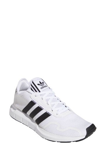 white adidas swift trainers