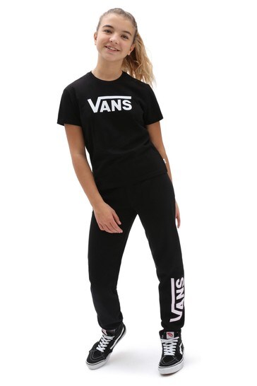 Buy Vans Girls Black Logo T Shirt from Next Netherlands