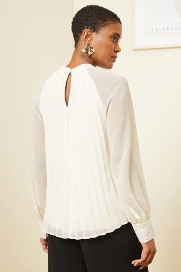 White chiffon blouse uk cheap