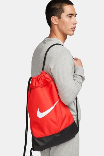 Nike Red Brasilia Drawstring Bag