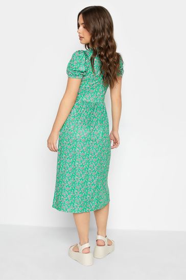 Ditsy blossom midi shirt on sale dress
